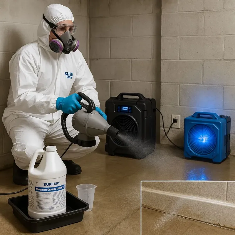 Sanitization and Odor Removal process in Tahoma, CA